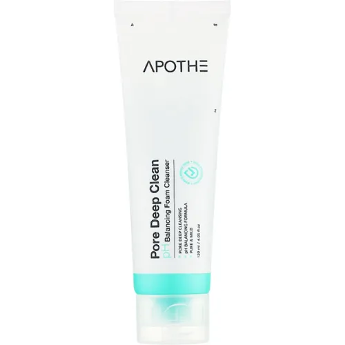 Балансирующая пенка для глубокого очищения пор Apothe Pore Deep Clean pH Balancing Foam Cleanser, 120 мл.