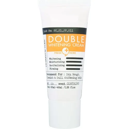 Двойной осветляющий крем для лица Derma Factory Double Whitening Cream, 40 мл.