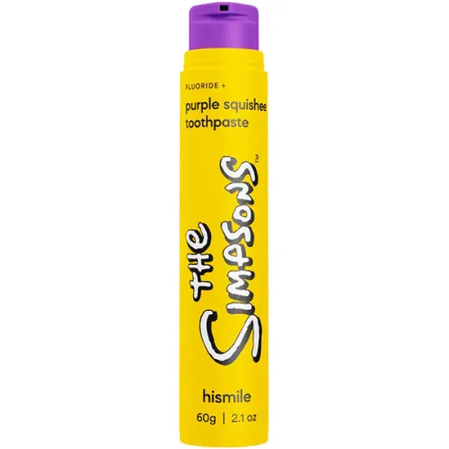 Зубна паста Hismile The Simpsons Purple Squishee Toothpaste з фруктовим ароматом, 60 г.