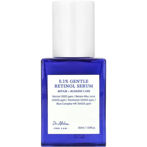 М'яка сироватка для освітлення обличчя Dr.Althea 0.1% Gentle Retinol Serum з ретинолом, 30 мл.