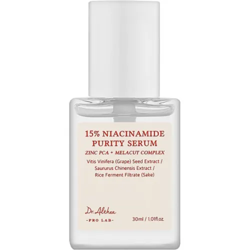 Концентрированная сыворотка для лица Dr.Althea 15% Niacinamide Purity Serum с ниацинамидом, 30 мл.
