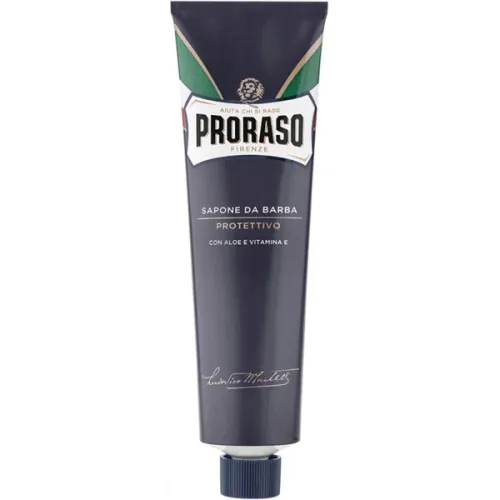 Крем для гоління Proraso Blue Protective Shaving Cream з алое вера та вітаміном Е, 150 мл.