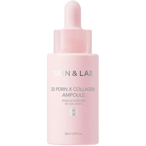 Сыворотка для упругости и увлажнения кожи лица SKIN&LAB 3D PDRN X Collagen Ampoule с коллагеном и PDRN, 30 мл.