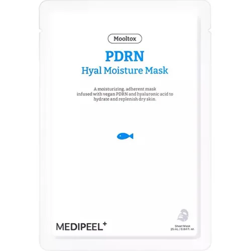 Увлажняющая тканевая маска для лица Medi Peel Mooltox PDRN Hyal Moisture Mask с растительным PDRN, 25 мл.