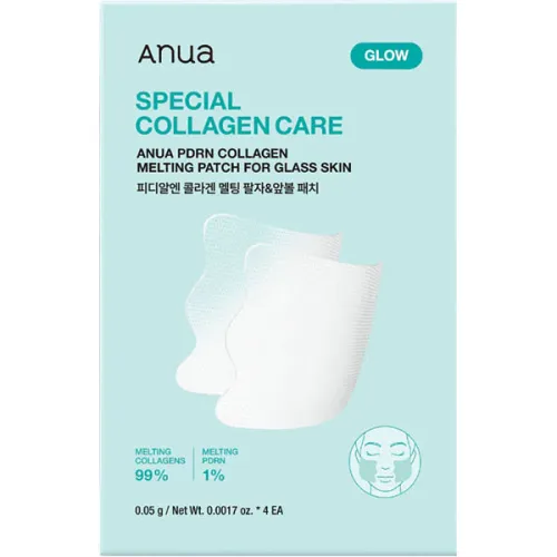 Тающий патч для лица Anua PDRN Collagen Melting Patch For Glass Skin с коллагеном и PDRN с эффектом «стеклянной кожи», 0.05