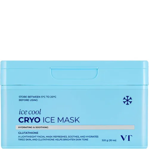 Тканинна охолоджуюча маска для обличчя VT Cosmetics Cryo Ice Mask з глутатіоном