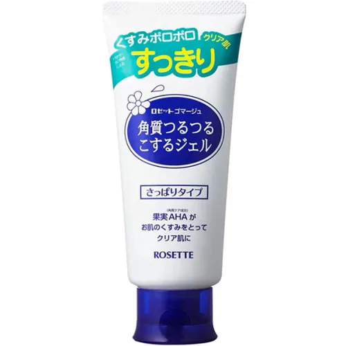 Пилинг-гоммаж для лица Rosette Gommage Charcoal & AHA Clear Peeling Gel с древесным углем и фруктовыми кислотами, 180 г.