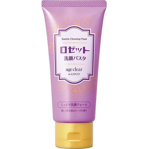 Увлажняющая паста для умывания зрелой кожи Rosette Cleansing Paste Age Clear Moisturizing Foam Cleanser, 120 г.