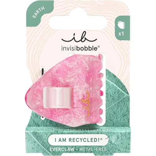 Заколка-краб для волос «розовая» Invisibobble Everclaw Mini Pink Crush