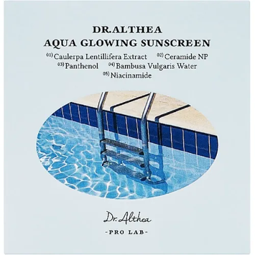 Увлажняющий солнцезащитный крем для лица Dr.Althea Aqua Glowing Sunscreen SPF50+ PA++++, 45 мл. - вид 2