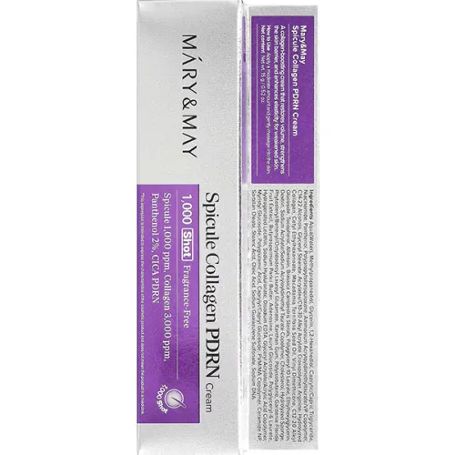 Крем для обличчя Mary & May Spicule Collagen PDRN Cream, 15 мл. - вигляд 2