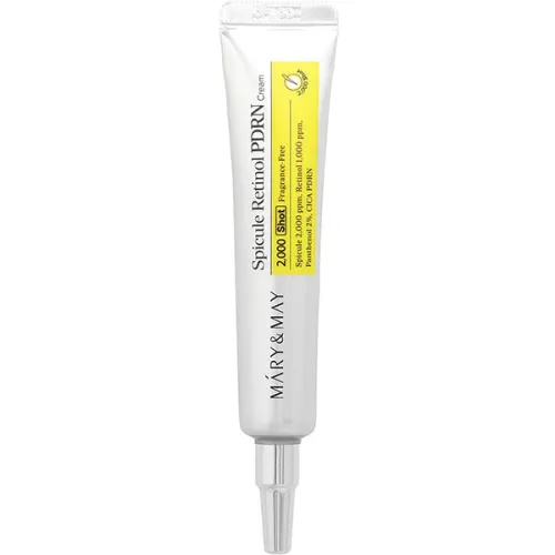 Крем для обличчя Mary & May Spicule Retinol PDRN Cream зі спікулами, ретинолом та PDRN, 15 мл.