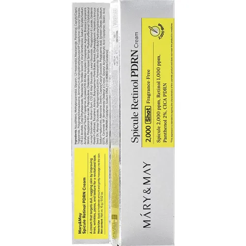 Крем для обличчя Mary & May Spicule Retinol PDRN Cream, 15 мл. - вигляд 2