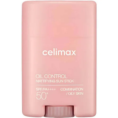 Матирующий солнцезащитный стик для контроля жирности кожи лица Celimax Oil Control Mattifying Sun Stick SPF50+ PA++++, 19 г.