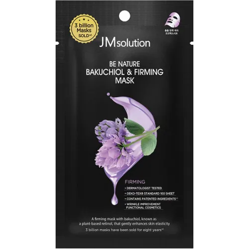 Укрепляющая маска для лица JMsolution Be Nature Bakuchiol & Firming Mask с бакучиолом, 24 мл.