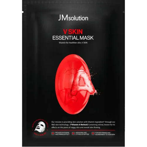 Тканинна маска для обличчя JMsolution V Skin Essential Mask Vitamin A з вітаміном А, 30 мл.