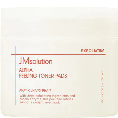 Пилинг-пады для обновления кожи лица JMsolution Alpha Peeling Toner Pads с кислотами