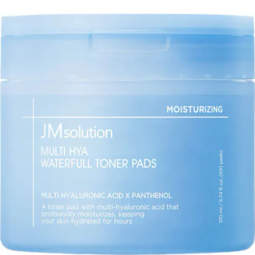 Тонер-пады для увлажнения кожи лица JMsolution Multi-Hya Waterfull Toner Pads с гиалуроновой кислотой и пантенолом