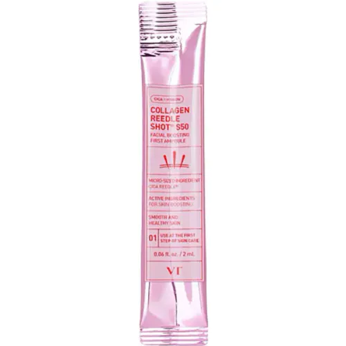 Ампульная сыворотка для упругости кожи лица VT Cosmetics VT Collagen Reedle Shot S50 Facial Boosting First Ampoule с