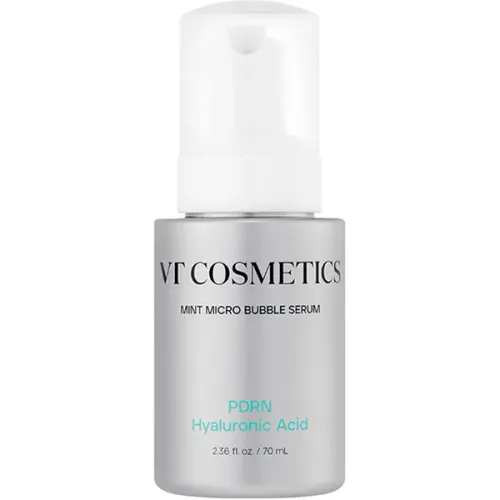 Мікропінна сироватка для обличчя VT Cosmetics PDRN Hyaluronic Acid Mint Micro Bubble Serum з PDRN та гіалуроновою кислотою