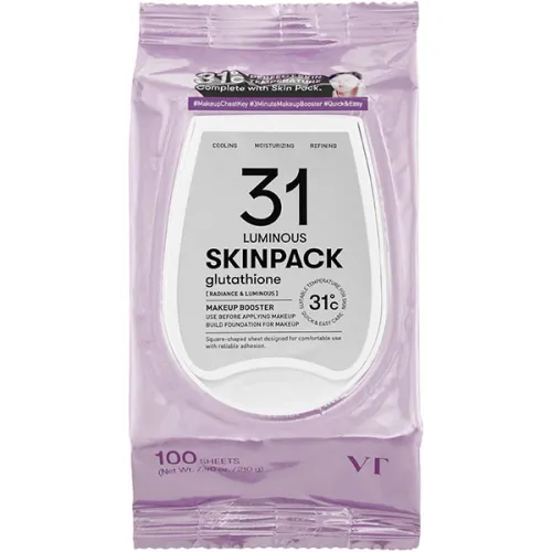 Освітлююча маска для обличчя VT Cosmetics Skin Pack Luminous Glutathione з глутатіоном