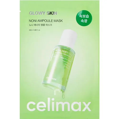 Тканевая маска для лица Celimax Glowy Skin Noni Ampoule Mask с экстрактом нони, 29 мл.