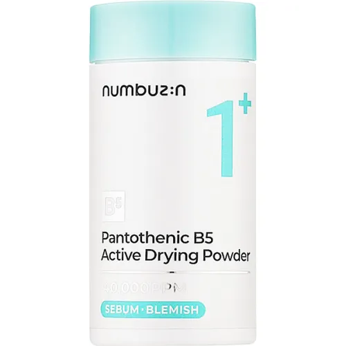 Пудра против воспалений Numbuzin No.1 Pantothenic B5 Active Drying Powder с пантенолом и ниацинамидом, 7 г.