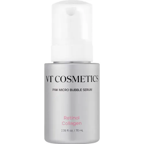 Микропенная сыворотка для лица VT Cosmetics Retinol Collagen Pink Micro Bubble Serum с ретинолом и коллагеном, 70 мл.