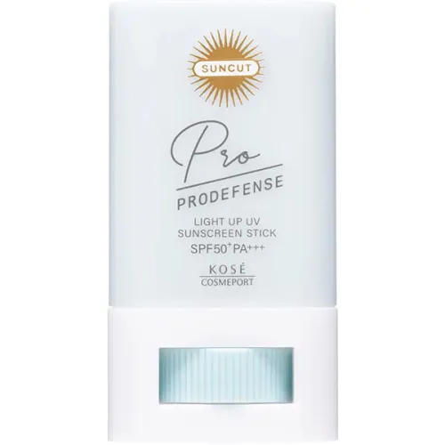 Солнцезащитный стик для лица Kose Suncut Prodefense Light Up UV Sunscreen Stick SPF50+ PA++++, 20 г.