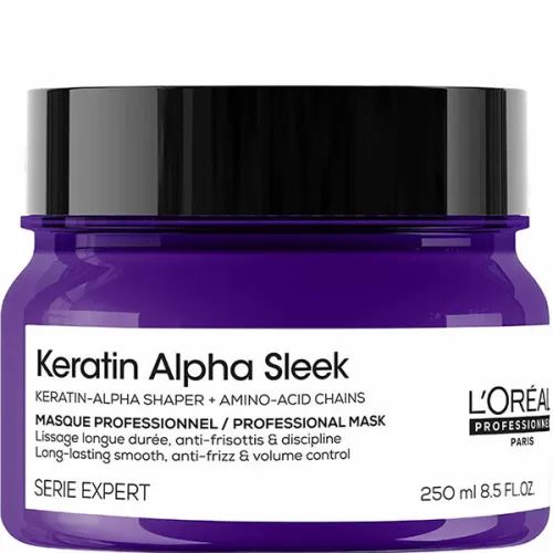 Маска для гладкости и контроля пушистости волос L’Oreal Professionnel Serie Expert Keratin Alpha Sleek Professional Mask