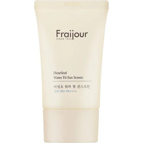 Солнцезащитный увлажняющий крем для лица Fraijour Heartleaf Water Fit Sun Screen SPF50+ PA++++ с экстрактом хауттюйнии, 50