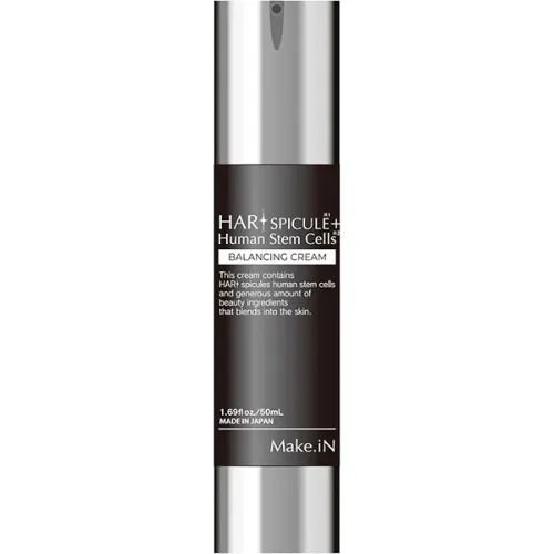 Балансирующий крем для лица Ashiya Make.iN Hari Spicule Human Stem Cells Balancing Cream с микроиглами и стволовыми