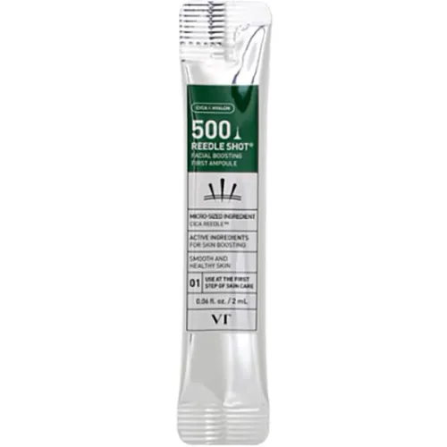 Ампульна сироватка-бустер для обличчя VT Cosmetics Reedle Shot 500 Facial Boosting First Ampoule з мікроголками, 2 мл.