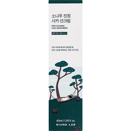 Солнцезащитный крем для лица Round Lab Pine Calming Cica Sunscreen SPF50+ PA++++, 40 мл. - вид 2