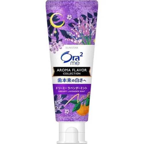 Трав'яна зубна паста «лаванда та м'ята» Sunstar Ora2 Me Aroma Flavor Collection Dreamy Lavender Mint Toothpaste, 130 г.