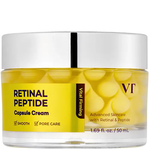 Капсульный крем для лица VT Cosmetics Retinal Peptide Capsule Cream с ретиналем и пептидами, 50 мл.