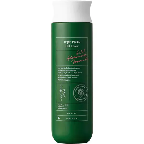 Заспокійливий гель-тонер для обличчя Axis-Y Triple PDRN Gel Toner з рослинним PDRN, 270 мл.