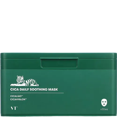 Заспокійлива тканинна маска для обличчя VT Cosmetics Cica Daily Soothing Mask з екстрактом центели