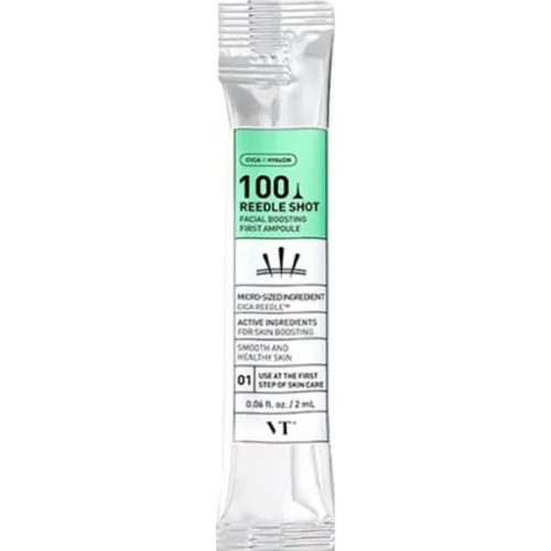 Ампульна сироватка-бустер для обличчя VT Cosmetics Reedle Shot 100 Facial Boosting First Ampoule з екстрактом центелли та