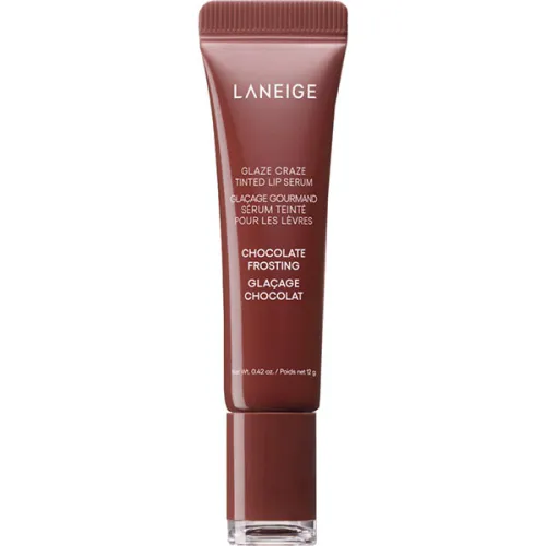 Тонирующая сыворотка для губ Laneige Glaze Craze Tinted Lip Serum Chocolate Frosting с полипептидами «шоколадная глазурь»