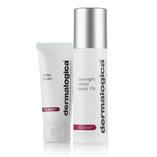 Антивіковий відновлюючий набір Dermalogica Age Smart Overnight Retinol Repair 1% and Buffer Cream, 25 мл. и 15 мл.
