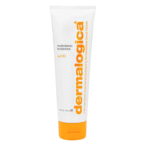 Мультивітамінний пом’якшуючий зволожувач для тіла Dermalogica Multivitamin BodyBlock SPF20, 125 мл.