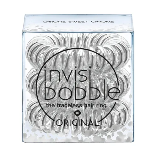 Резинка-браслет для волосся «милий хром» Invisibobble Original Time To Shine Chrome Sweet Chrome