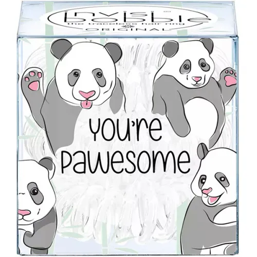Резинка-браслет для волос «молочная» Invisibobble Original You’re Pawesome!