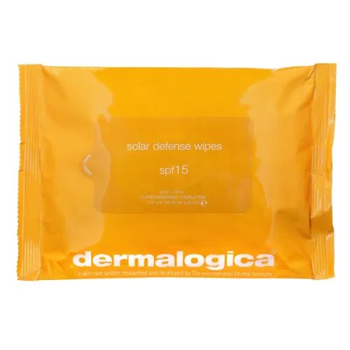 Солнцезащитные увлажняющие салфетки для лица и тела Dermalogica Solar Defense Wipes SPF15