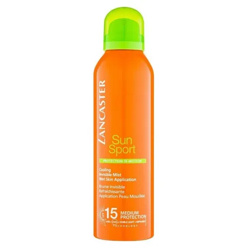 Невидимий сонцезахисний охолоджуючий серпанок для тіла Lancaster Sun Sport Cooling Invisible Body Mist SPF15, 100 мл.