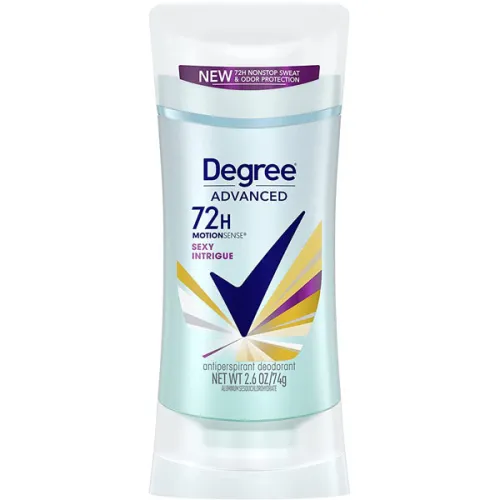 Антиперспірант для жінок «бурштин та ваніль» Degree MotionSense Sexy Intrigue 72H Anti-perspirant, 74 г.