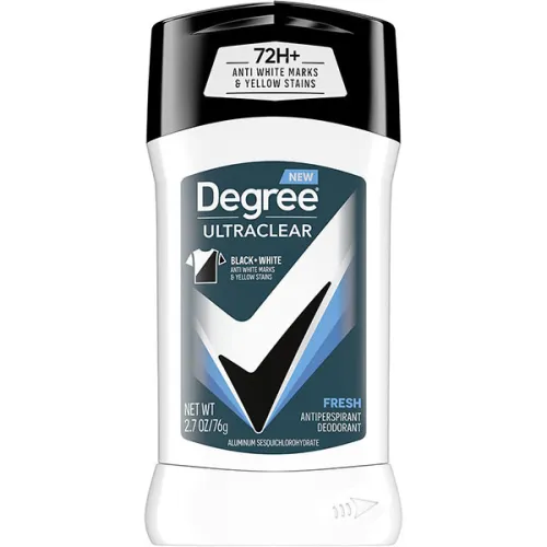 Антиперспірант для чоловіків «бурштин і деревина» Degree Men MotionSense UltraClear Black+White Fresh 48H Anti-perspirant