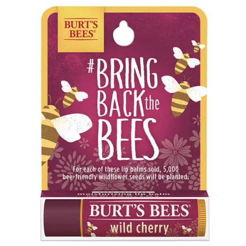 Бальзам для губ «дикая вишня» Burt’s Bees Bring Back the Bees Wild Cherry Lip Balm, 4.25 г.