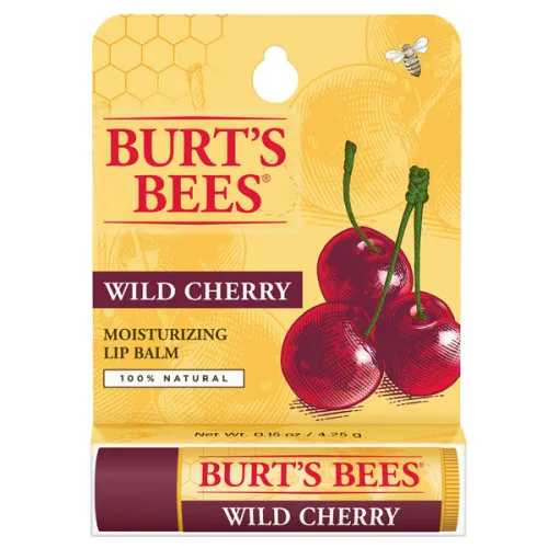 Бальзам для губ «дика вишня» Burt’s Bees Wild Cherry Lip Balm, 4.25 г.